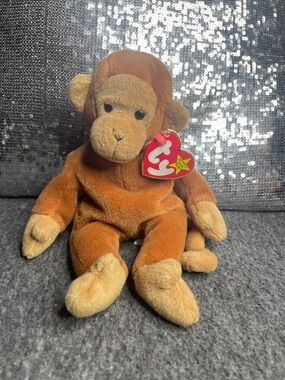 Bongo The Monkey: Ty Plush Monkey in Brown and Tan